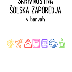 Skrivnostna šolska zaporedja v barvah
